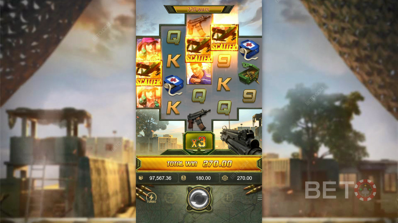 Battleground Royale Review by BETO Slots