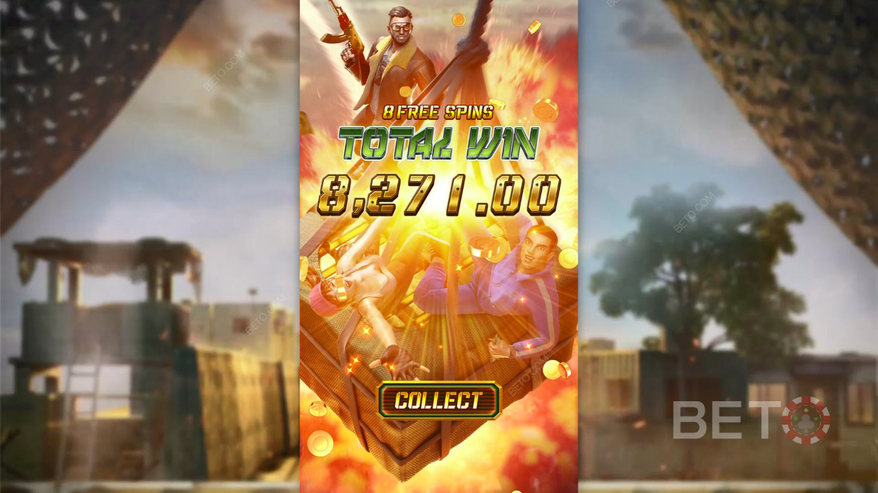 Boonusfunktsioonid, mida selgitab Battleground Royale PG Soft