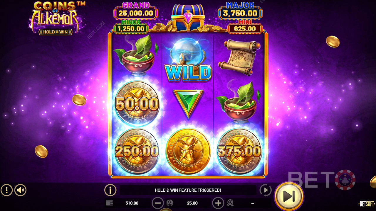 Coins of Alkemor - Hold & Win Review by BETO Slots