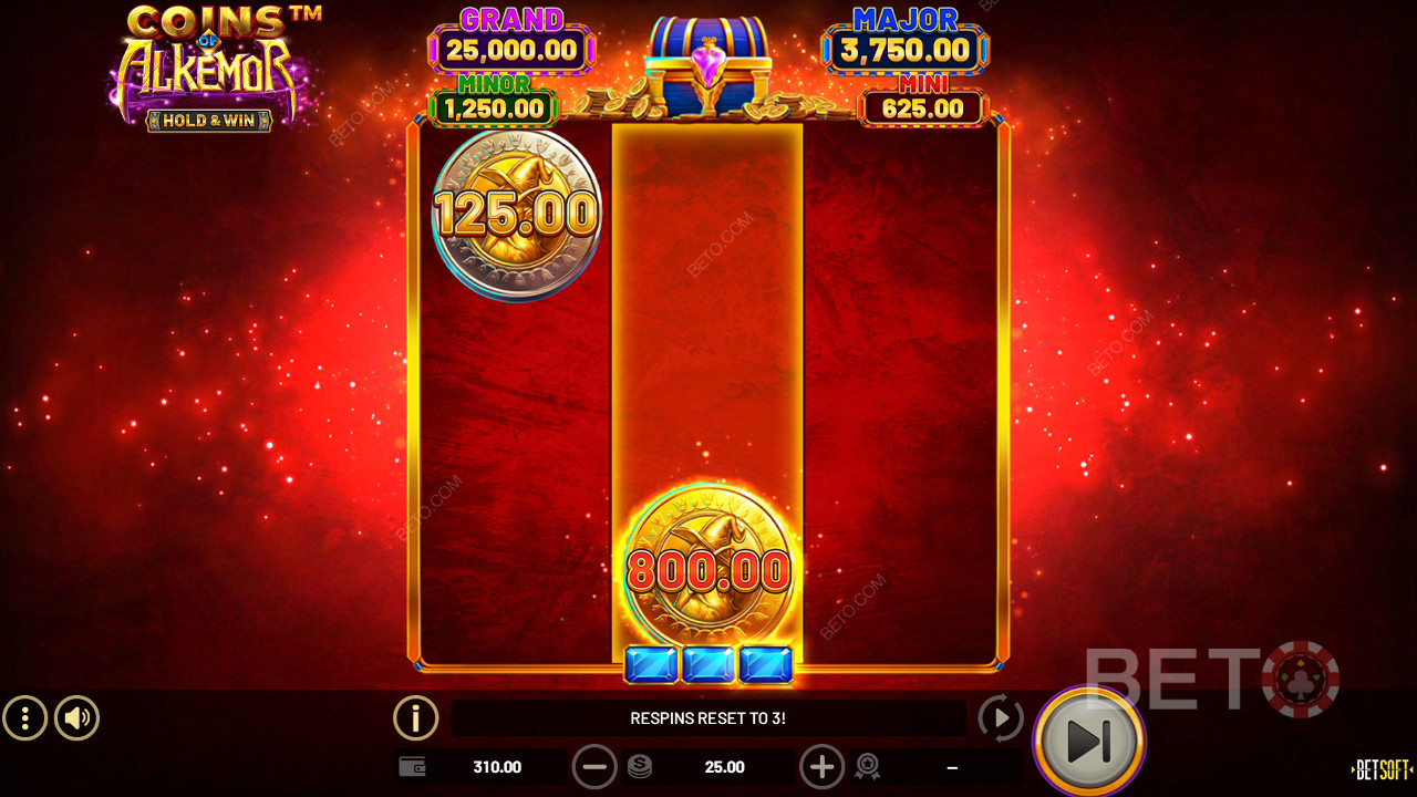 Võida 3,600x oma panus Alkemori mündid - Hold & Win Slot