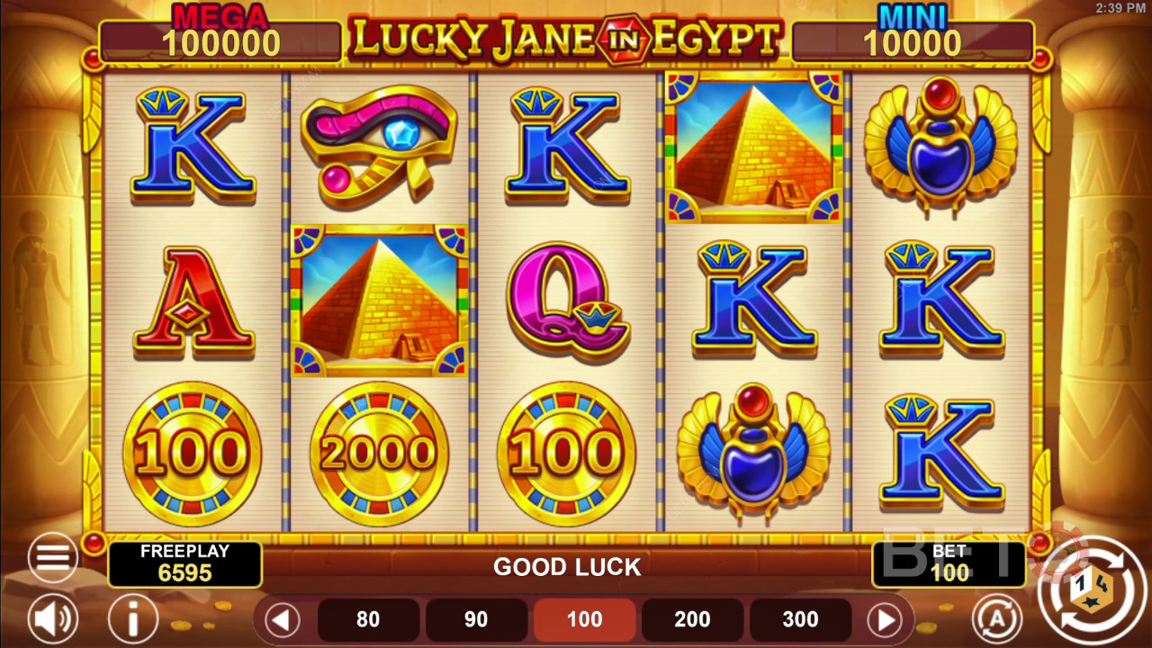 Lucky Jane Egiptuses Hold & Win Review by BETO Slots