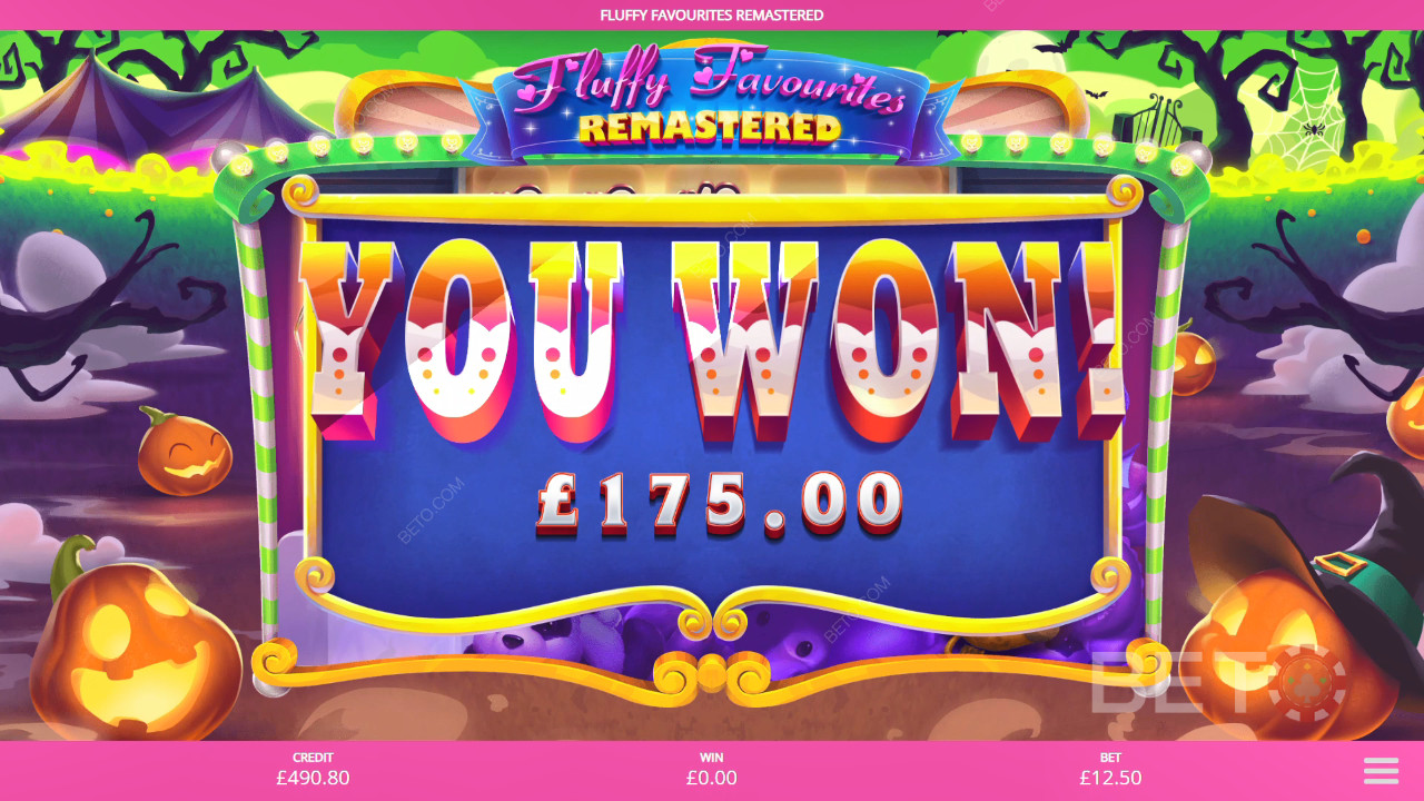Võida kuni 5.000x oma panus Fluffy Favourites Remastered Slot Online!