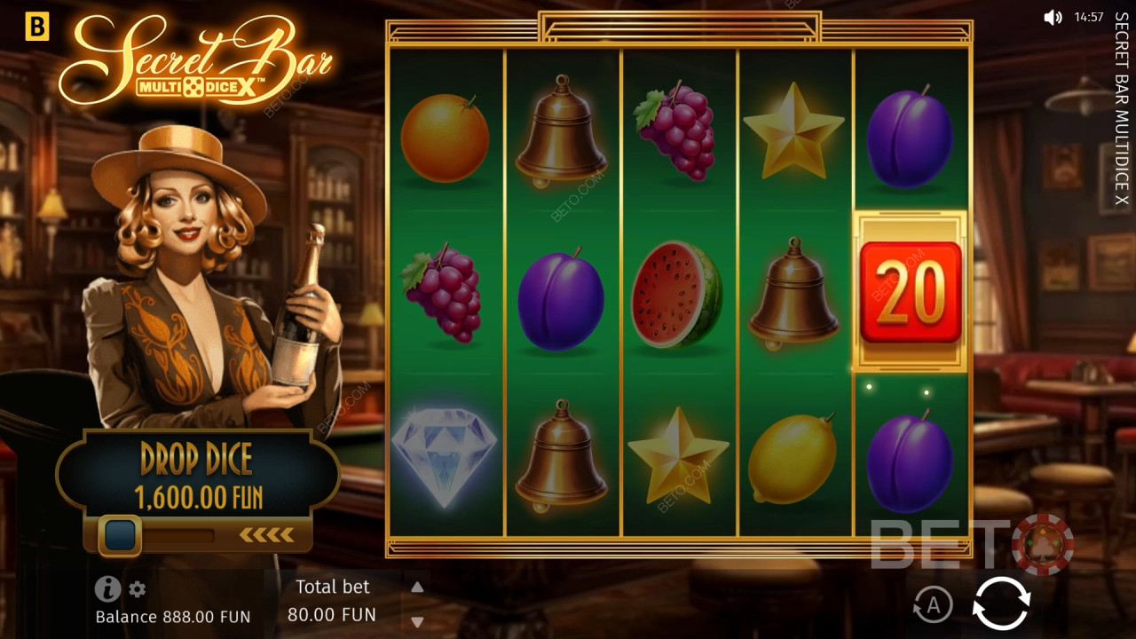 Secret Bar Multi Dice X läbivaatamine BETO Slots poolt