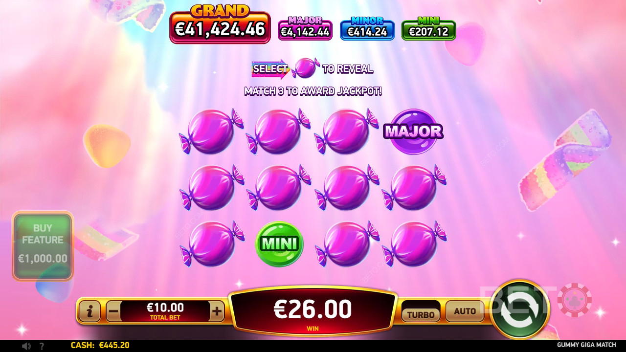 Võida 18,997x oma panus Gummy Giga Match Slot Online!