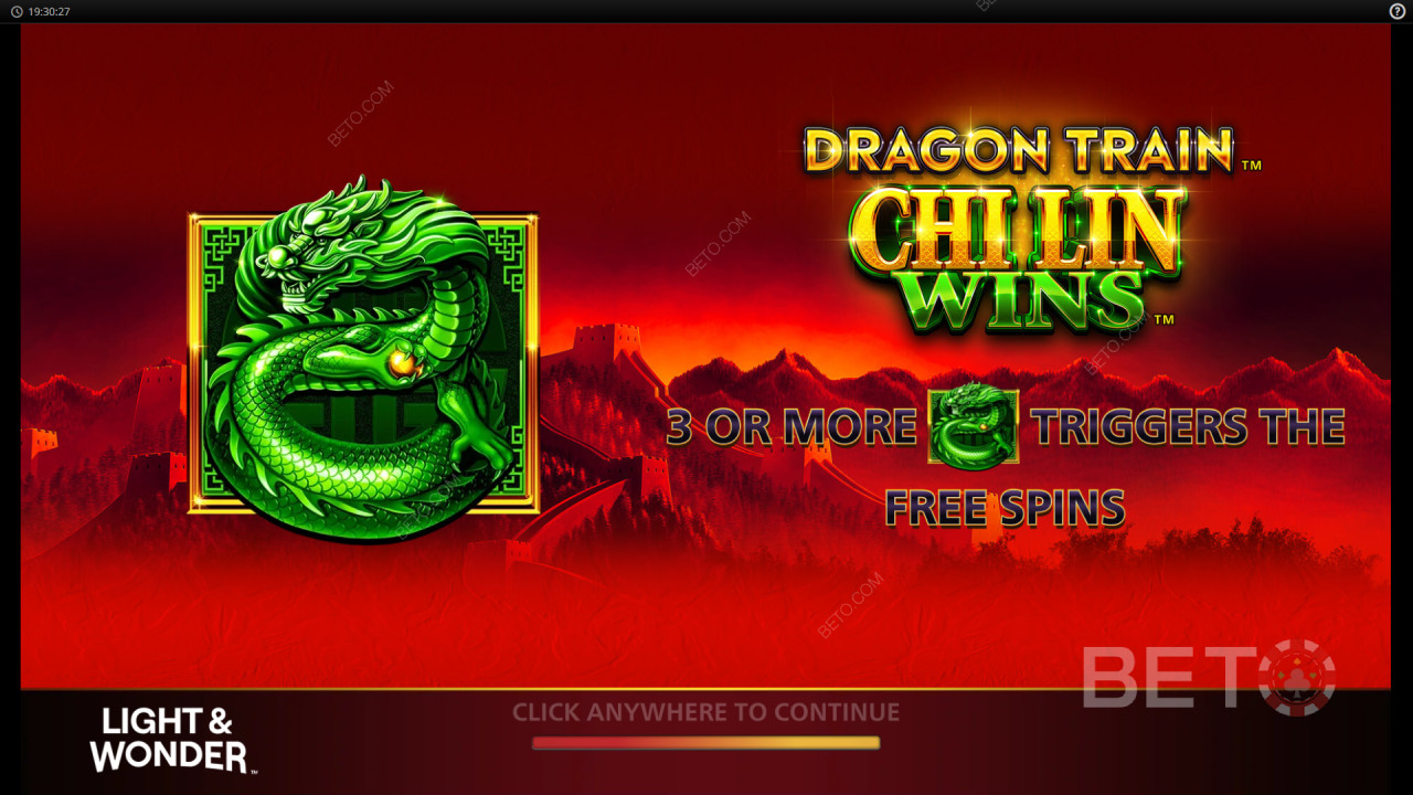 Dragon Train Chi Lin võidab valguse ja imede poolt selgitatud boonusfunktsioonid