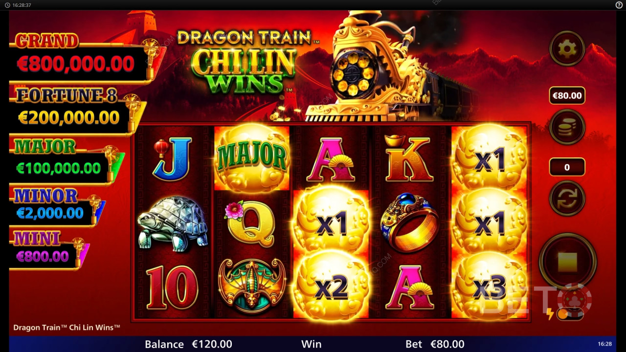 Dragon Train Chi Lin võidab Review by BETO Slots