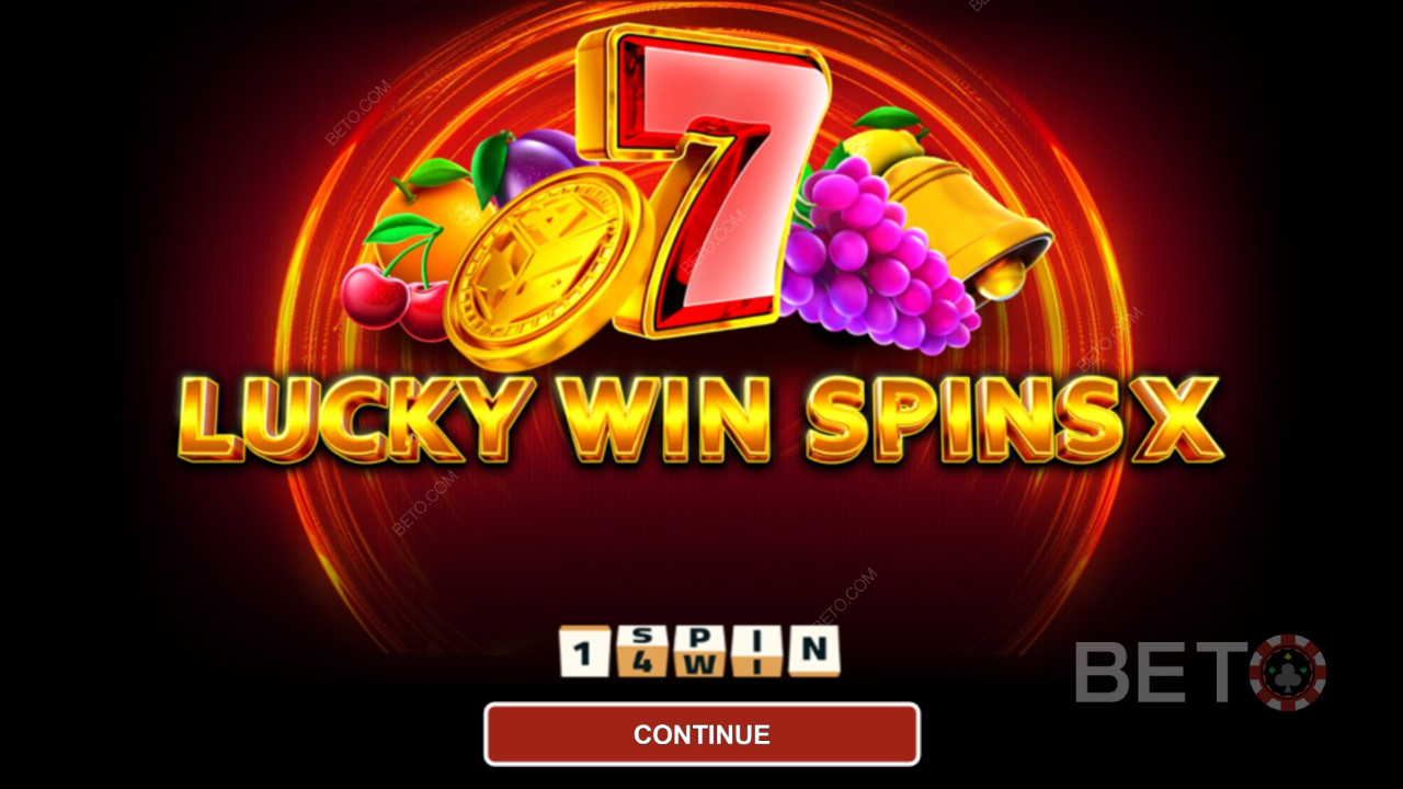Võida 2500x oma panus Lucky Win Spins X videomänguautomaadis!