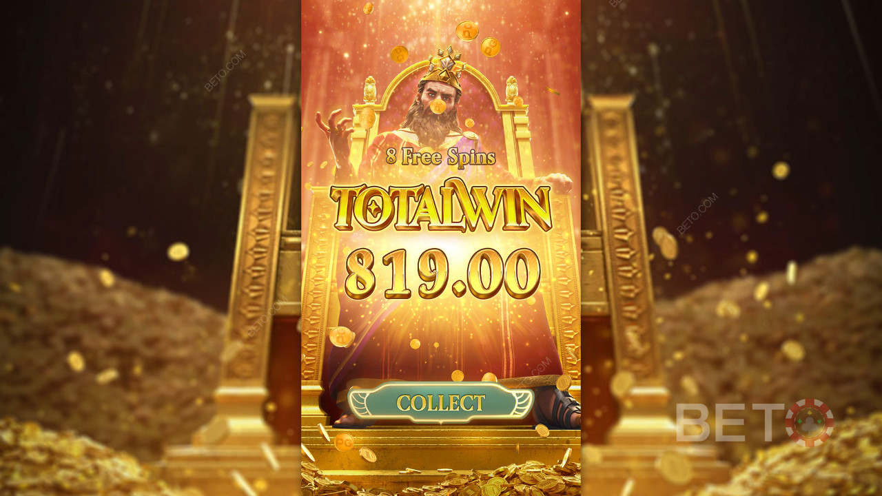 Võida 2,318x Sinu panus Midas Fortune Slot Online!
