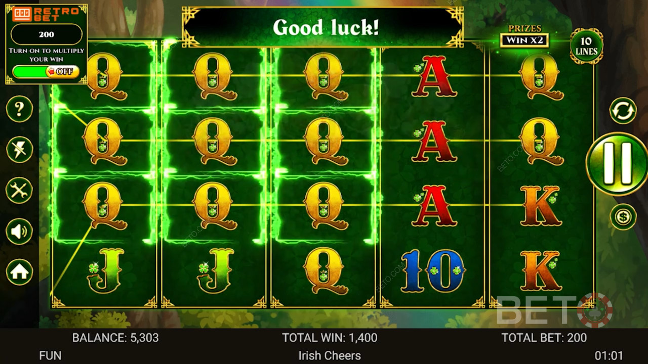Irish Cheers BETO Slots