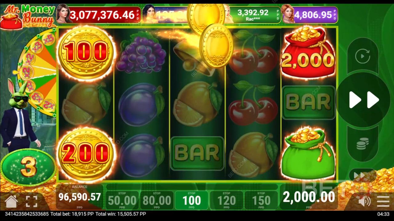 Võida 3,500x oma panus Money Bunny Video Slot!