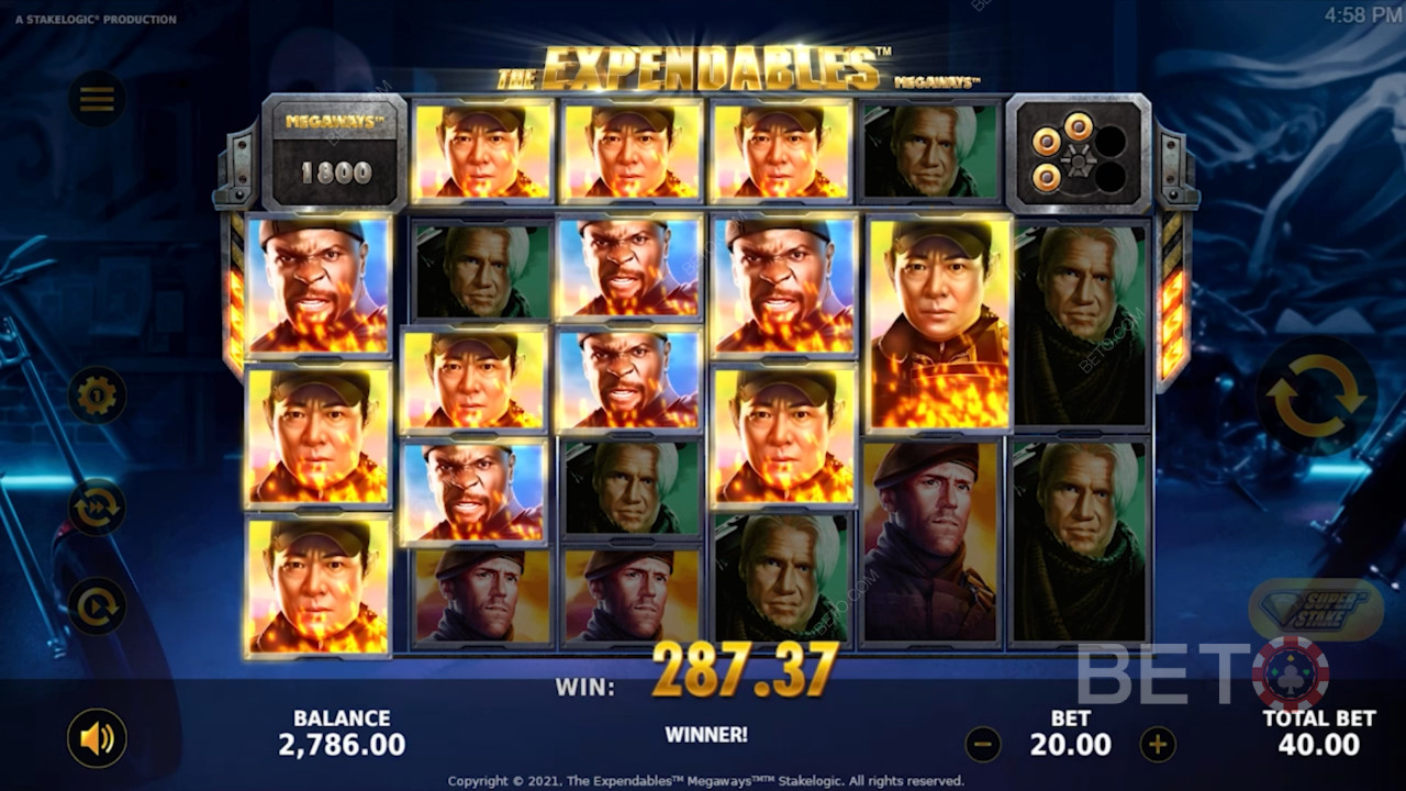 The Expendables New Mission Megaways BETO Slots