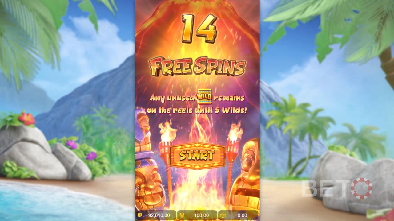 Võida 2500x oma panus Hawaiian Tiki Slot Online!