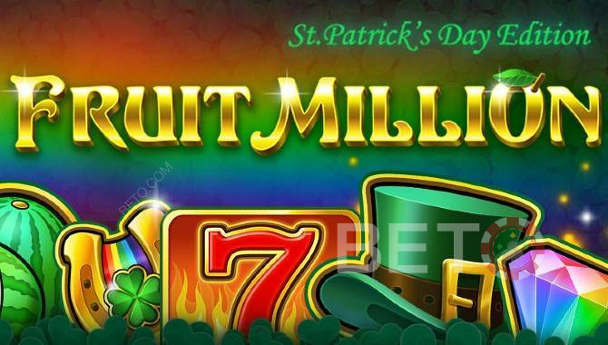 Fruit Million 8 erineva nahaga online-mänguautomaat - St. Patricks Day Edition