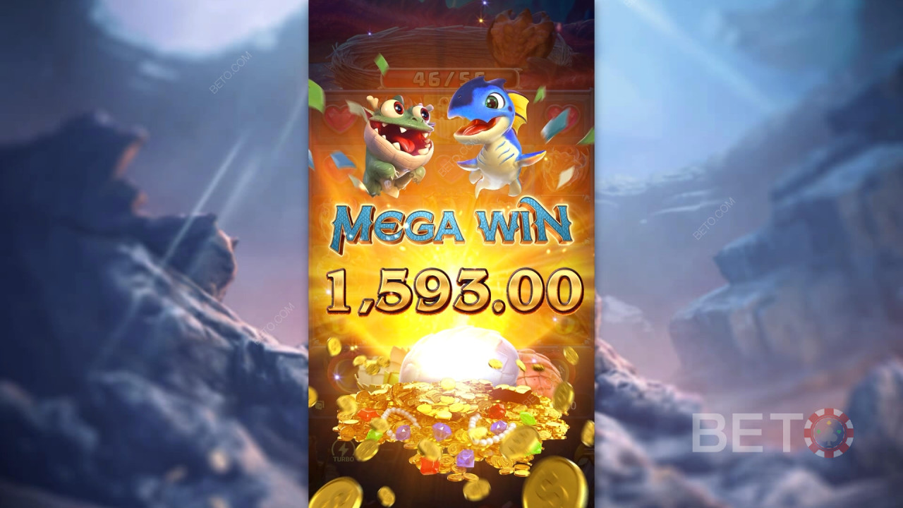 Võida 2500x oma panus Dragon Hatch 2 online slotis!