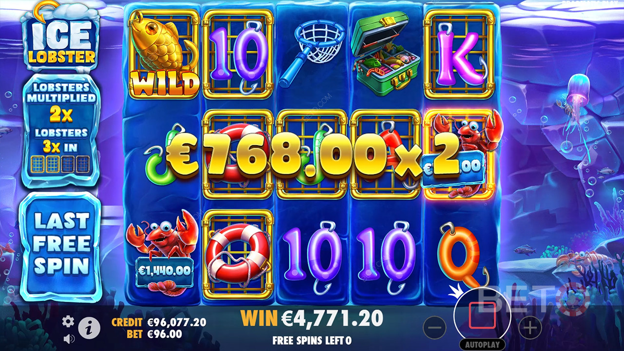 Ice Lobster Review BETO Slots poolt