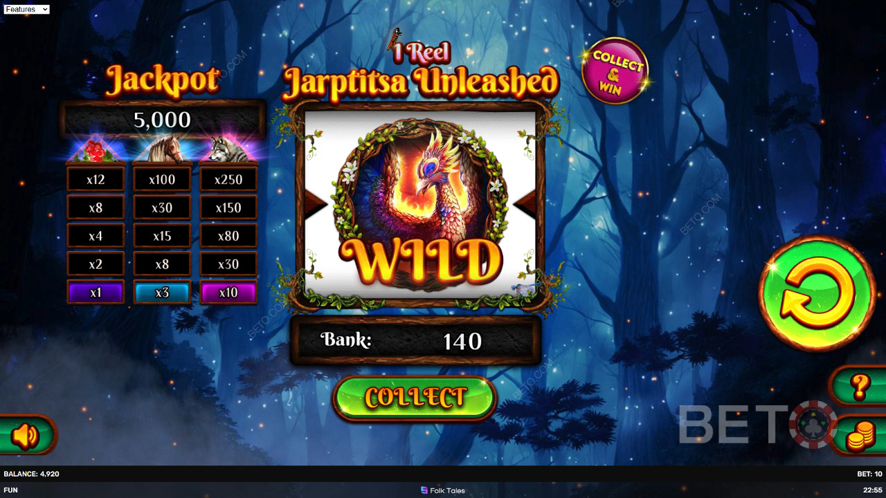 1 Reel Jarptitsa Unleashed Mängi Tasuta