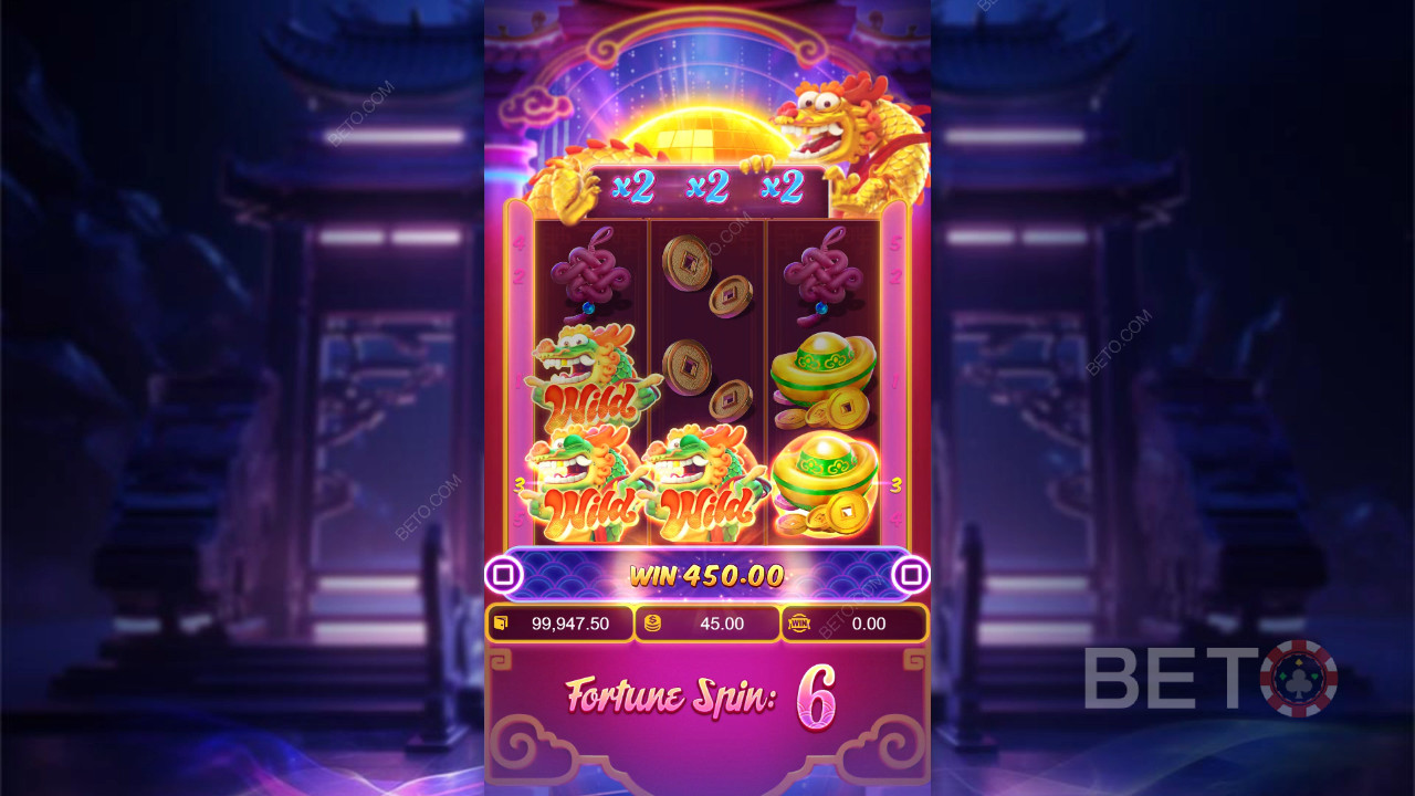 Võida 2,500x oma panus Fortune Dragon Slot!