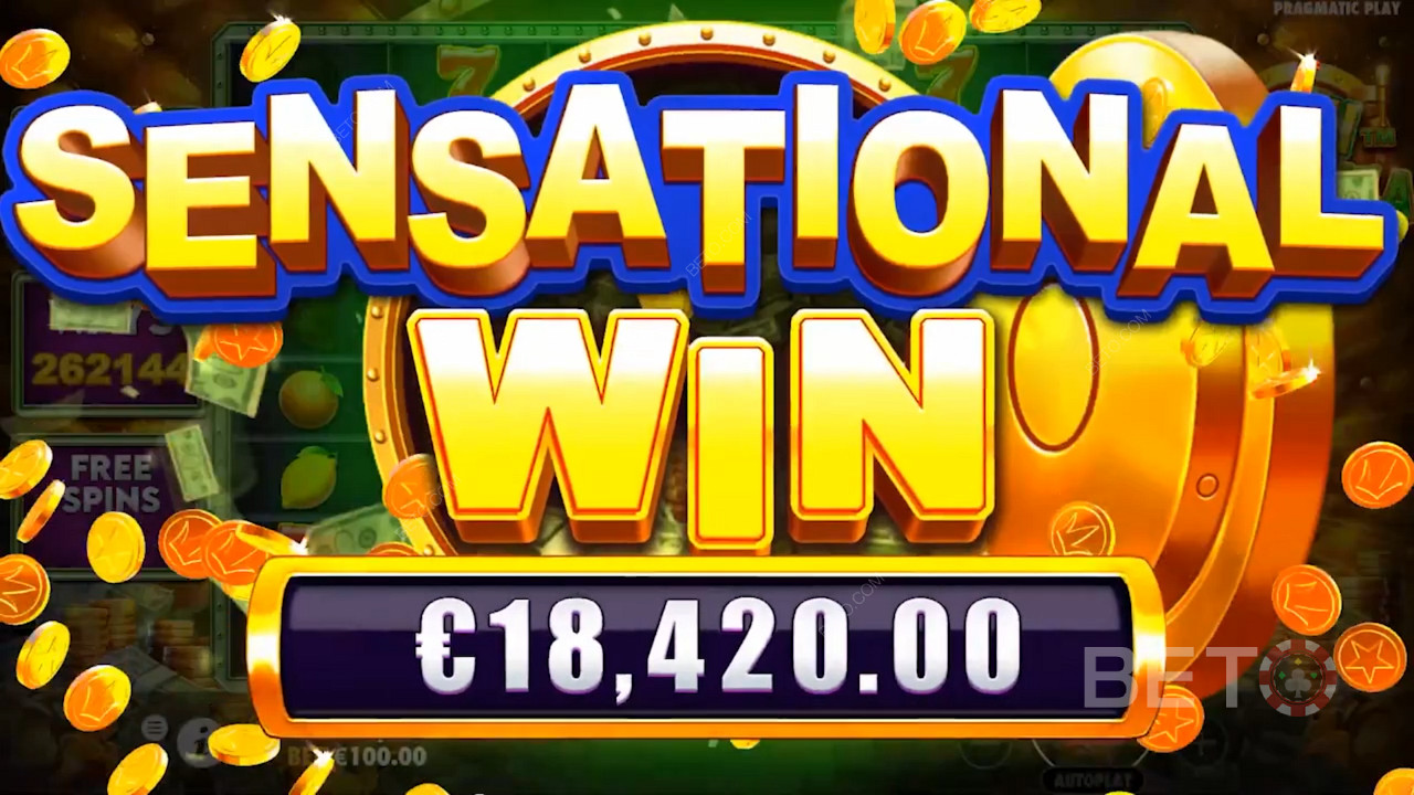 Sensatsioonilised võidud Cash Bonanza online mänguautomaadis