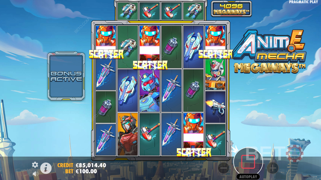 Anime Mecha Megaways läbivaatamine BETO Slots poolt
