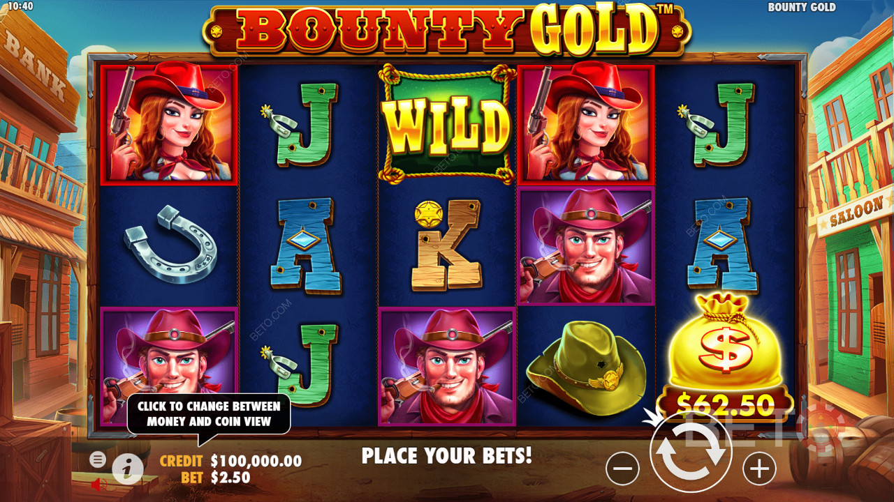 Bounty Gold genereerib 25 võiduliini