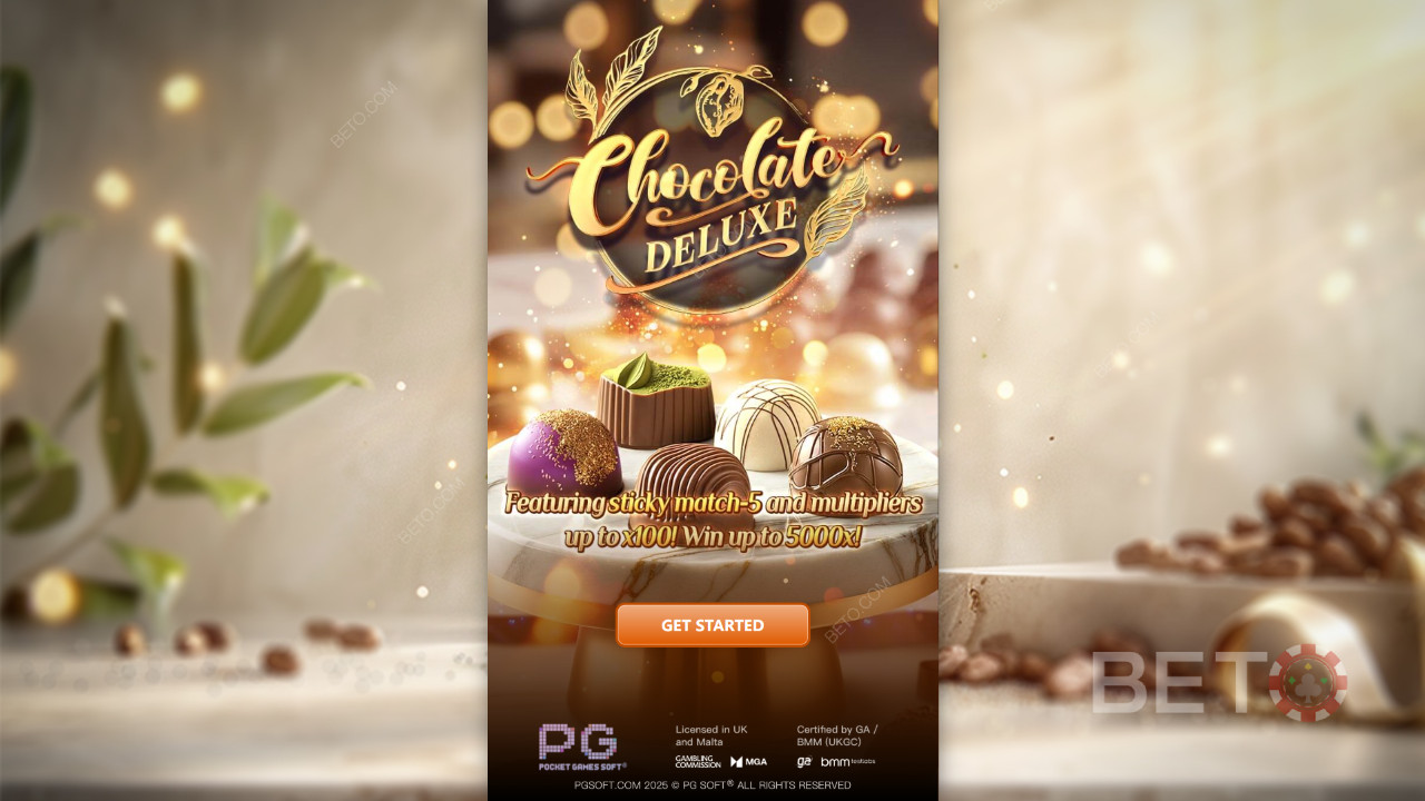 Võida 5,000x oma panus Chocolate Deluxe video slotis!