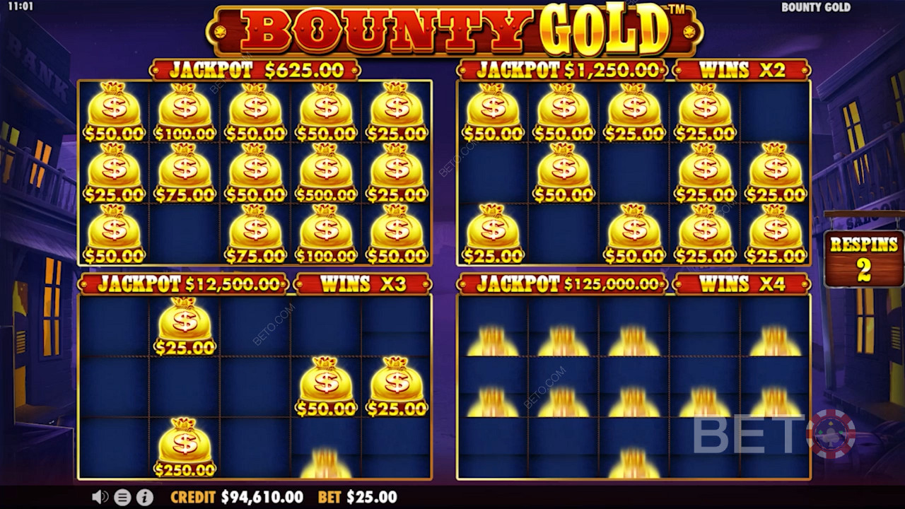 Bounty Golderiline Money Re-Spin boonus