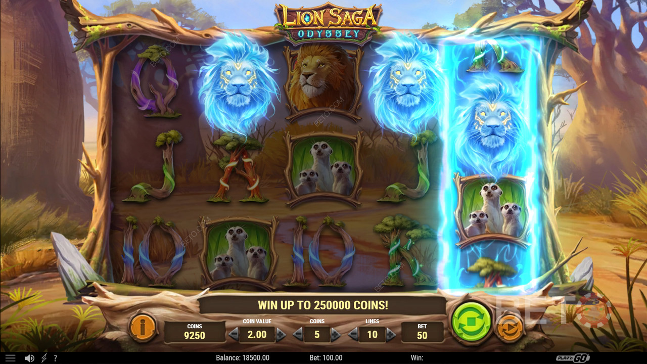 Lion Saga Odyssey läbivaatamine BETO Slots poolt