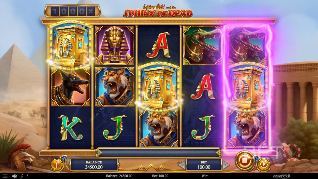 Legion Gold ja surnud sfinksi läbivaatamine BETO Slots