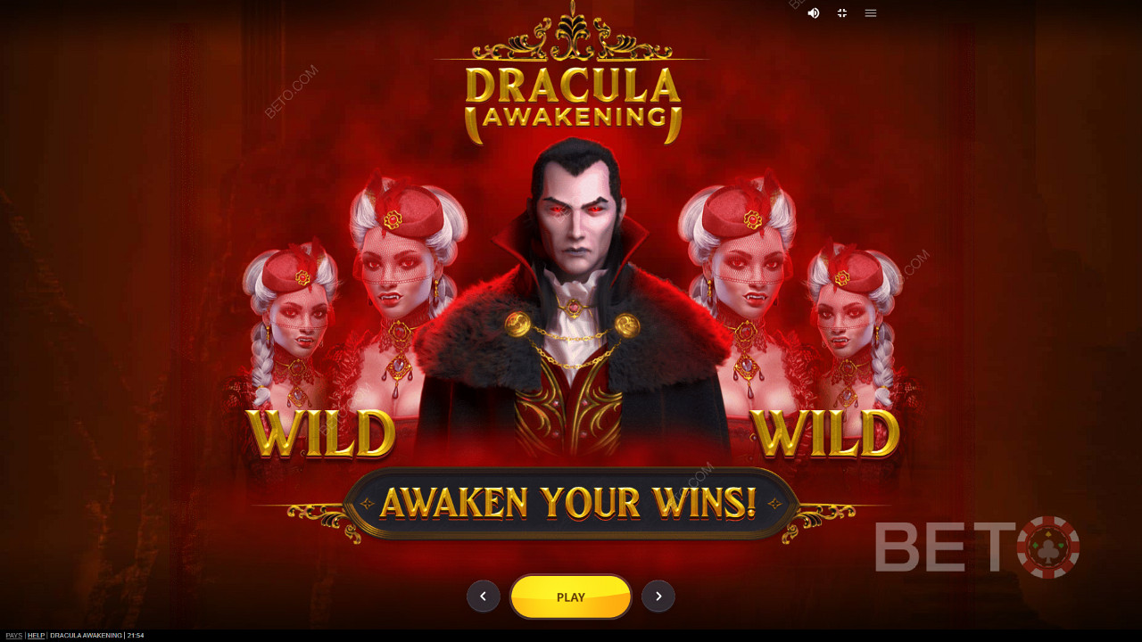 Kogemused Draculast Dracula Awakening online slotis