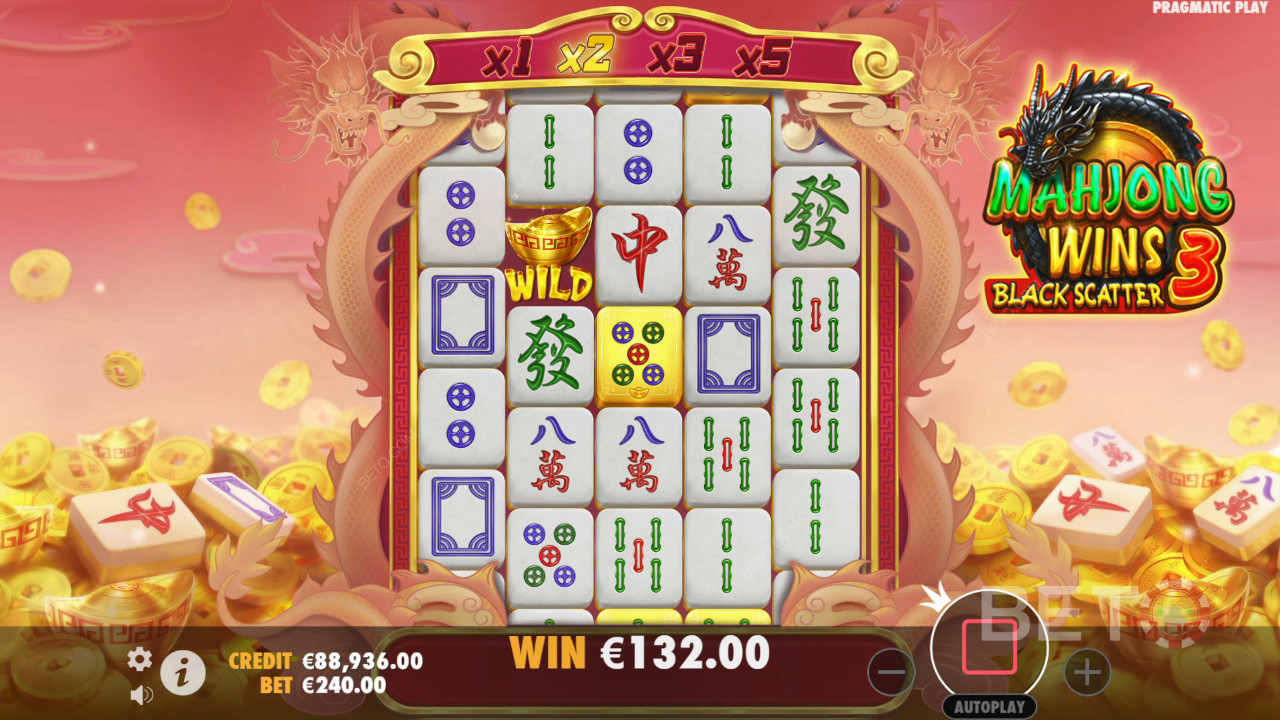 Mahjong võidab 3 - Must hajutus - jah või ei