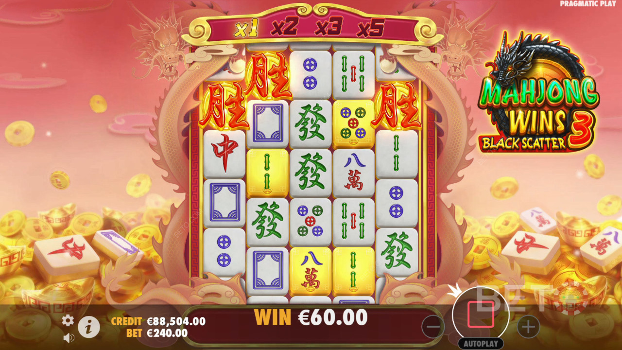Mahjong võidab 3 - Black Scatter Review by BETO Slots