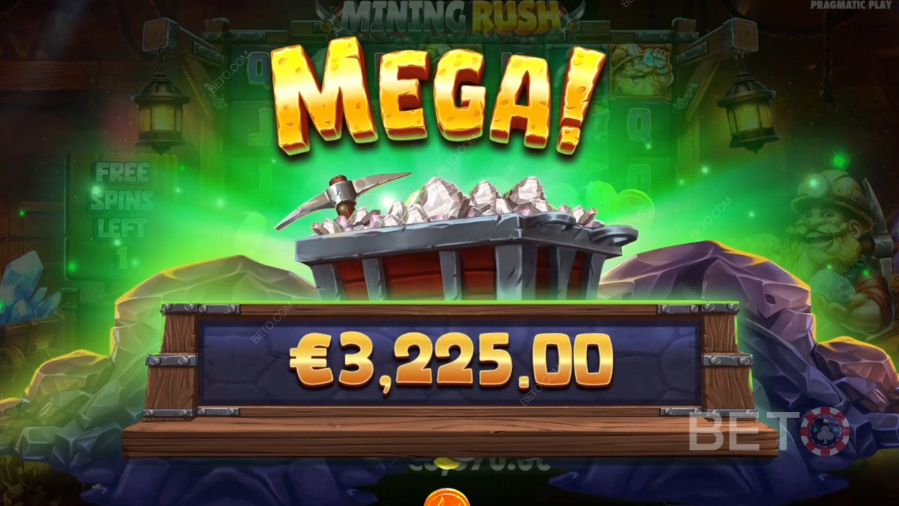 Võida 10,000x oma panus Mining Rush Slot Online!