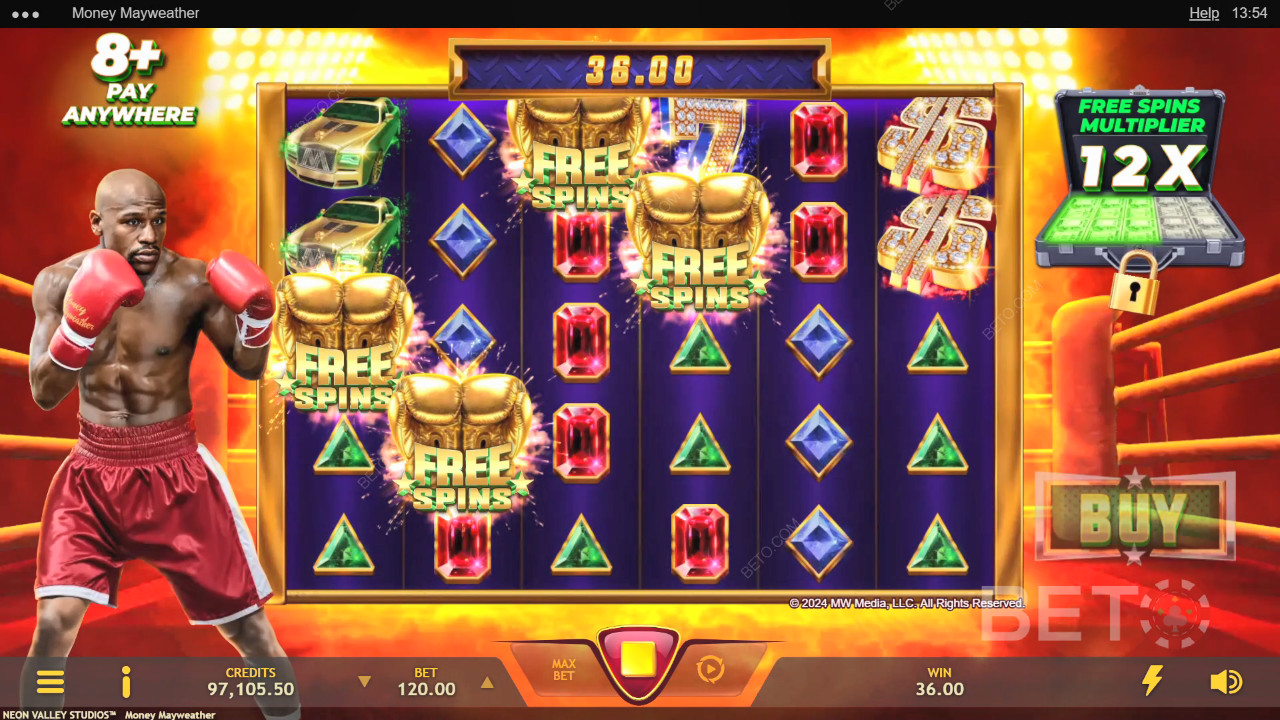 Money Mayweather Review by BETO Slots