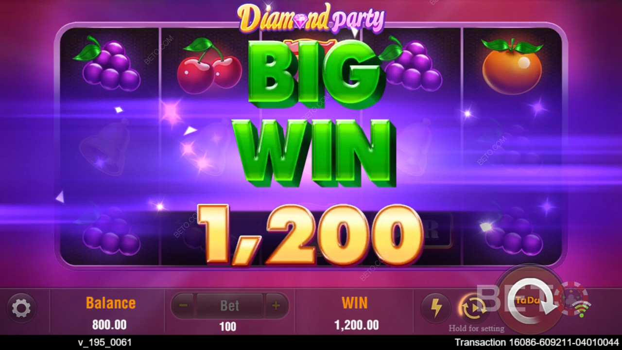 Diamond Party ülevaade BETO Slots