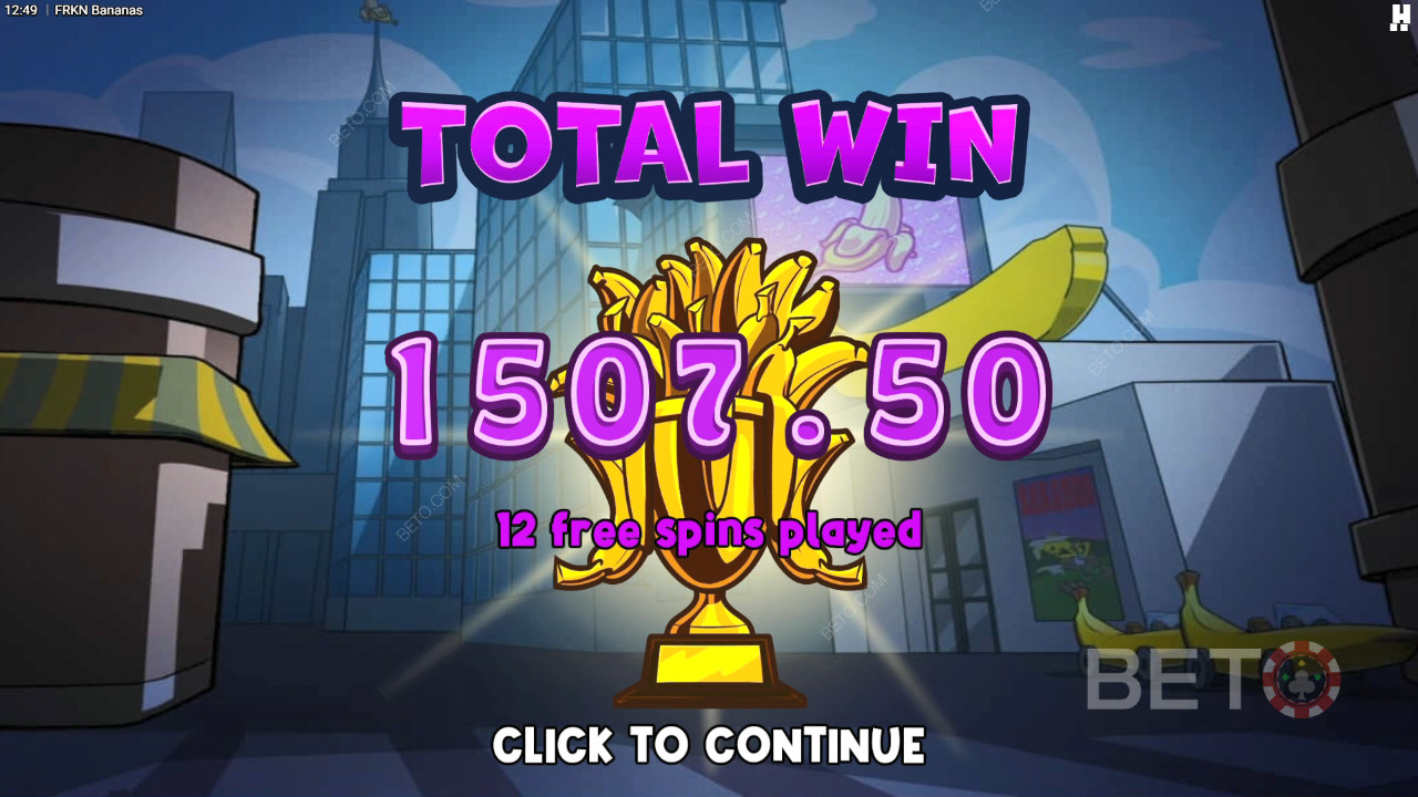 Võida 10,000x oma panus FRKN Bananas Online Slot!