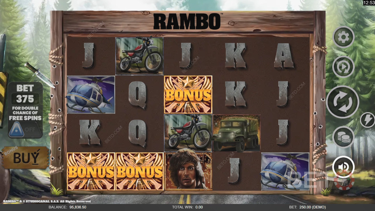 Rambo Review by BETO Slots