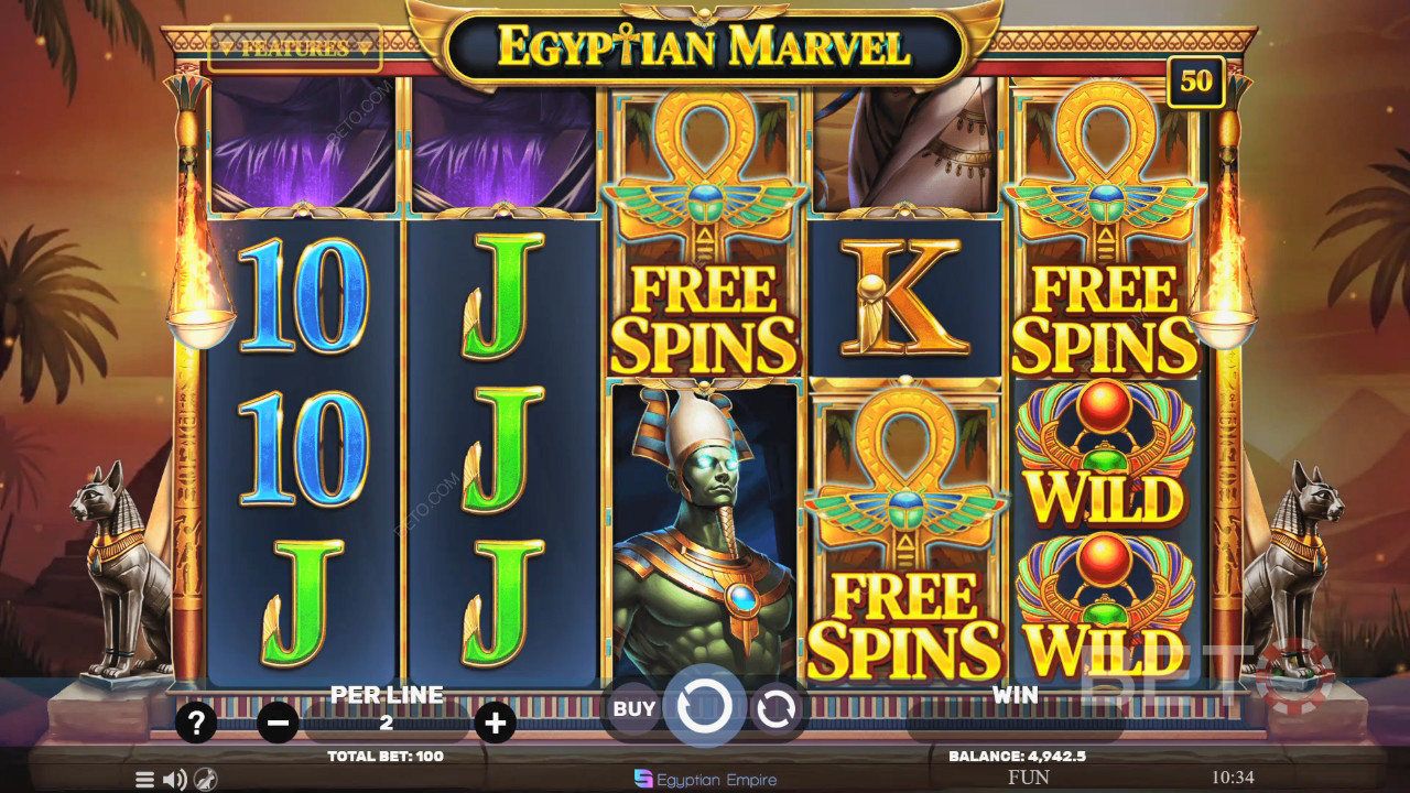 Egiptuse Marvel Review by BETO Slots