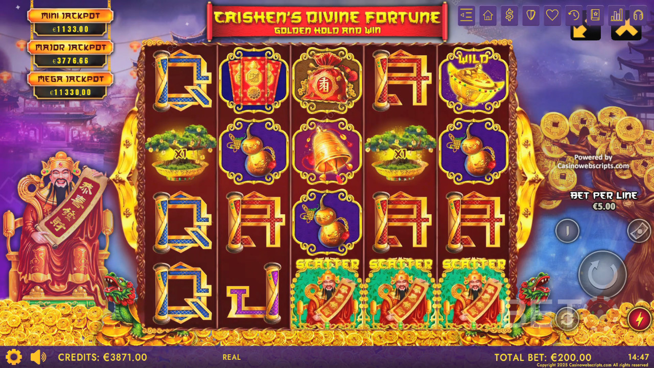 Caishen's Divine Fortune Mängi Tasuta