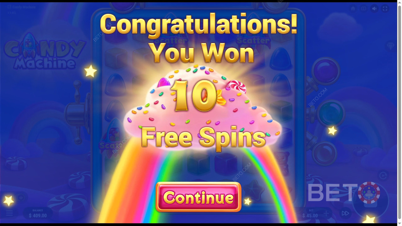 Võida 15,000x Sinu panus Candy Machine Online Slot