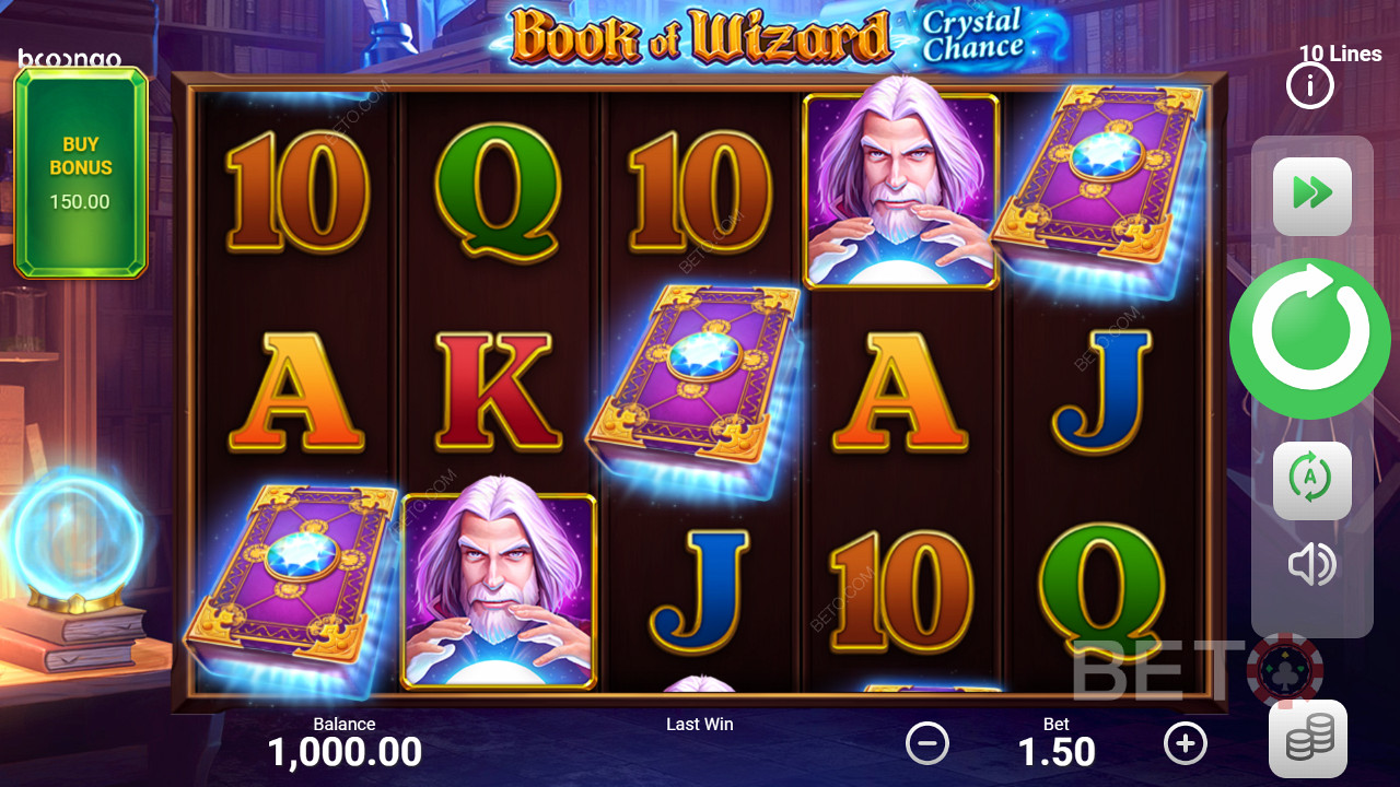 Book of Wizard: Crystal Chance Mängi Tasuta