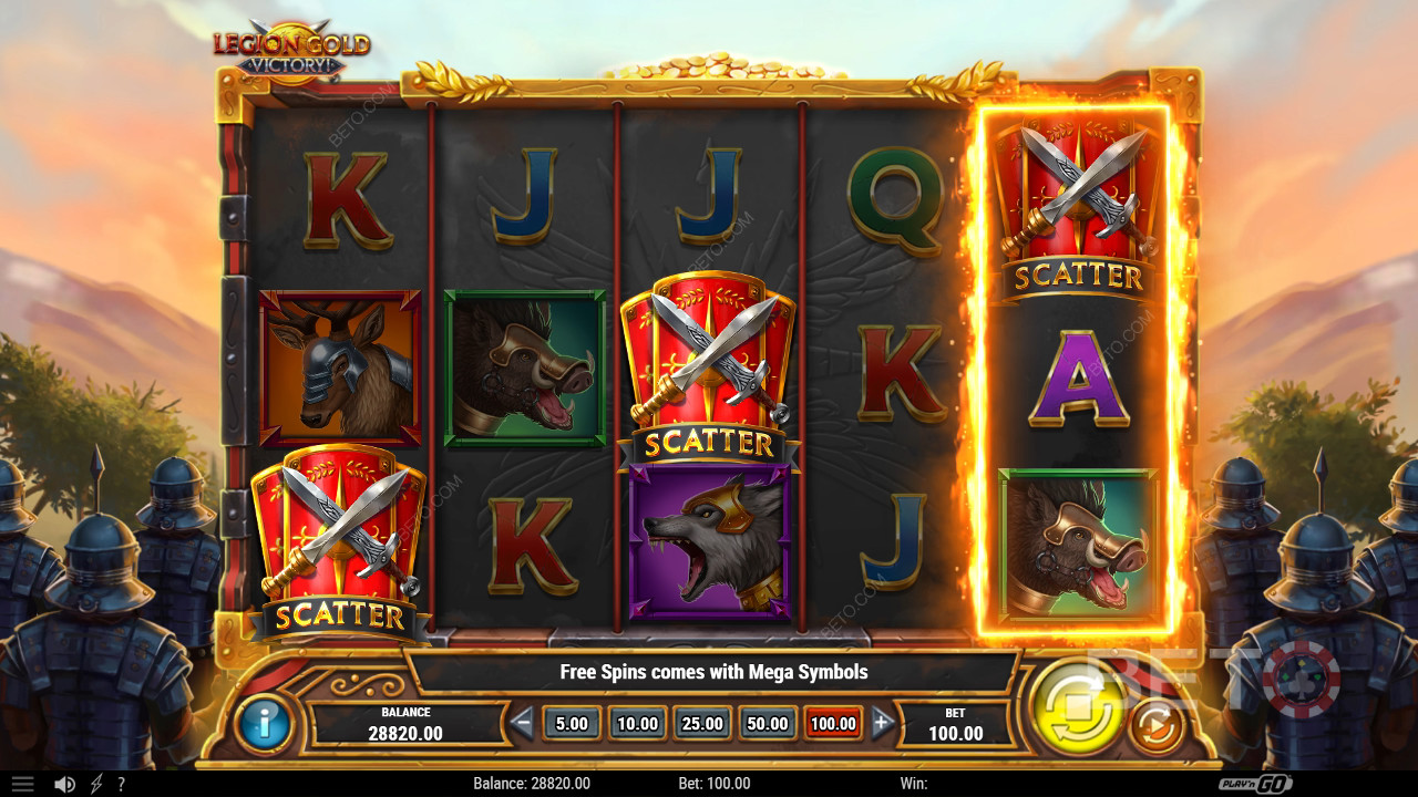 Legion Gold Victory ülevaade BETO Slots poolt