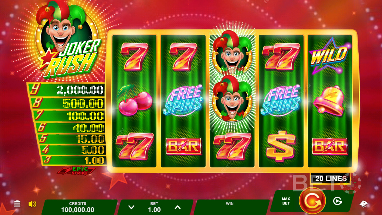 Joker Rush Mängi Tasuta