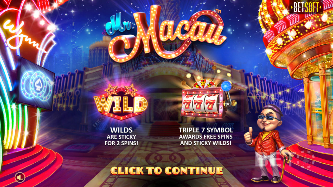 Naudi Mr Macau mänguautomaadi kõige võimsamaid funktsioone online hasartmängude mängusaalis.