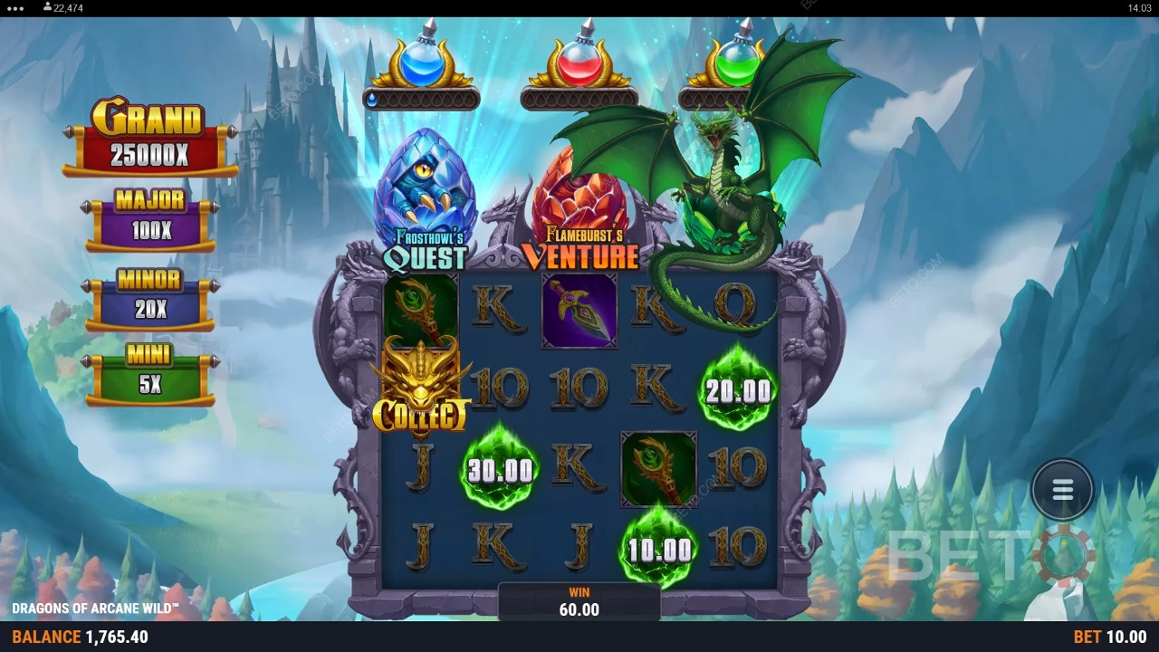 Dragons of Arcane Wild ülevaade BETO Slots