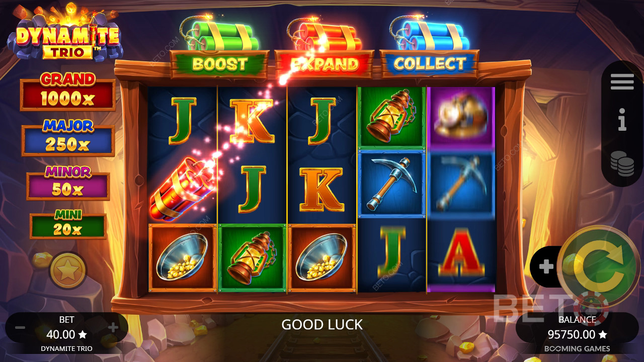 Dynamite Trio ülevaade BETO Slots poolt