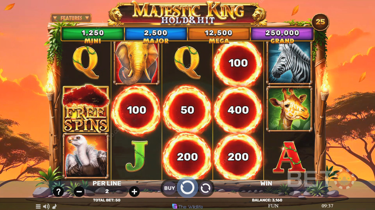 Majestic King - Hold & Hit Mängi Tasuta