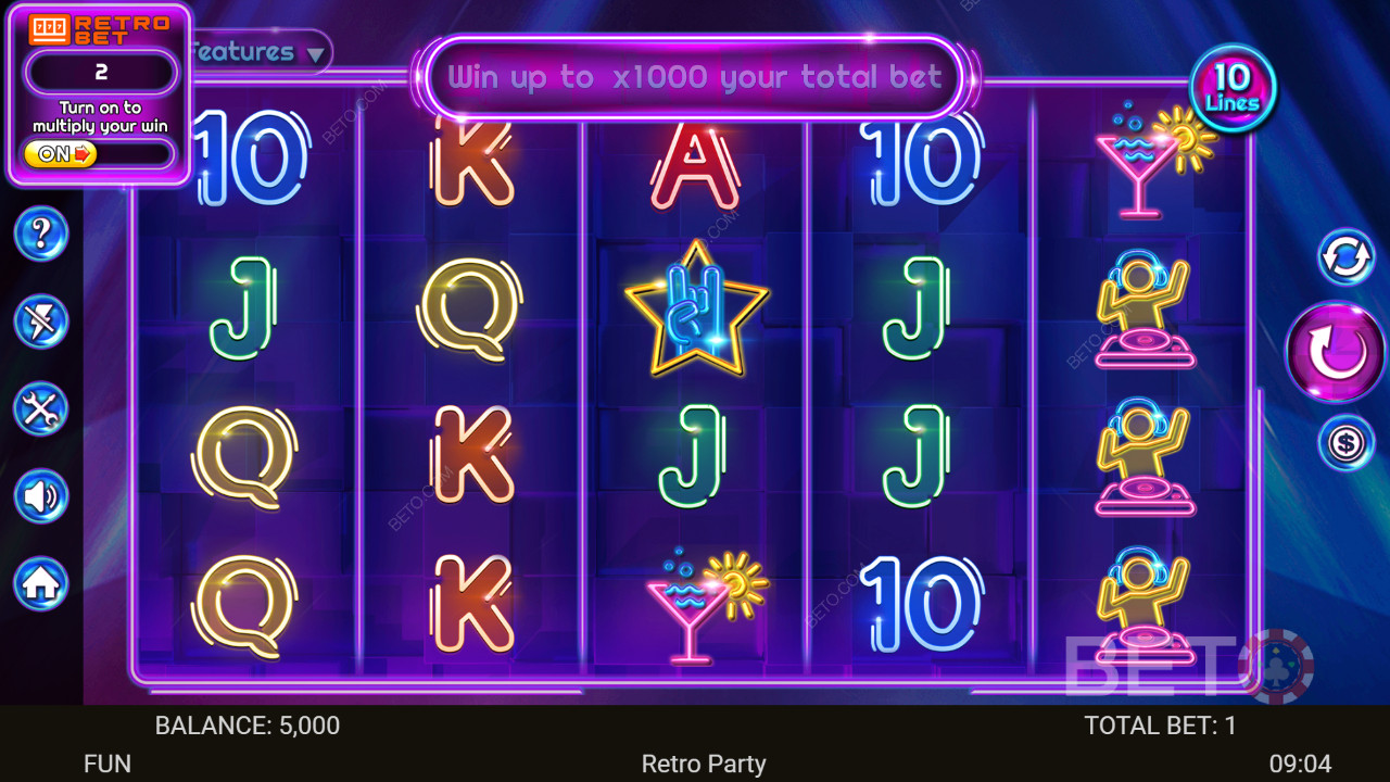 Retro Party Review BETO Slots poolt