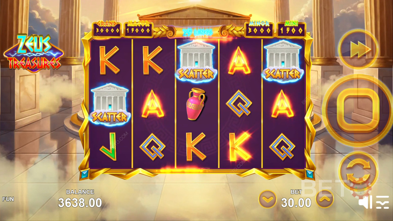 Zeus Treasures Review by BETO Slots