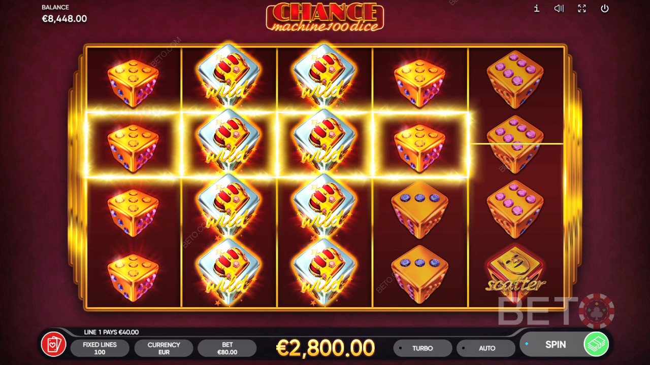 Chance Machine 100 Dice Review by BETO Slots