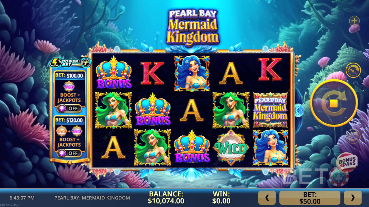 Pearl Bay: Slots: Mermaid Kingdom Review by BETO Slots
